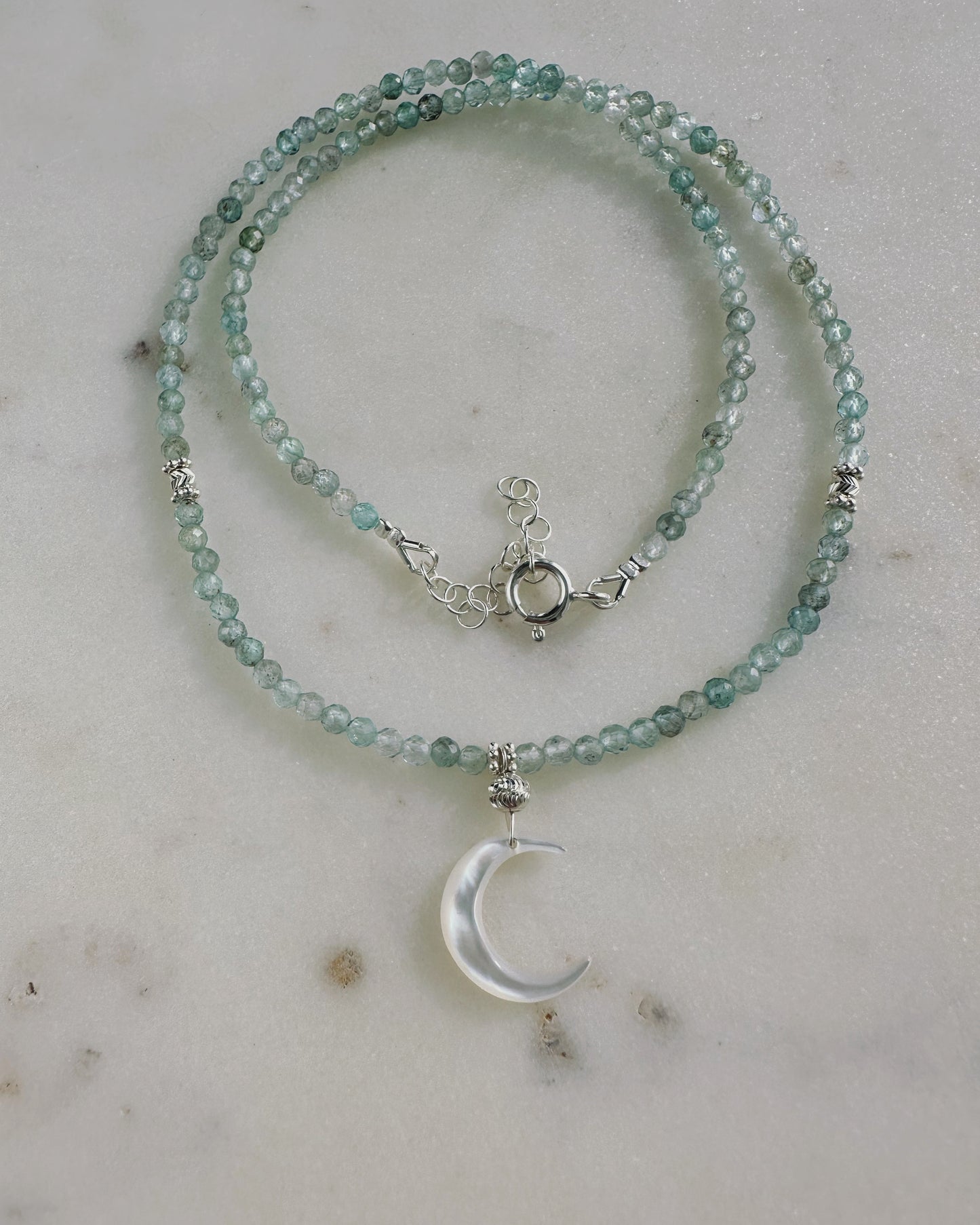 Moonlight rain necklace