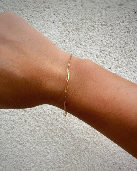 Small Paperclip bracelet