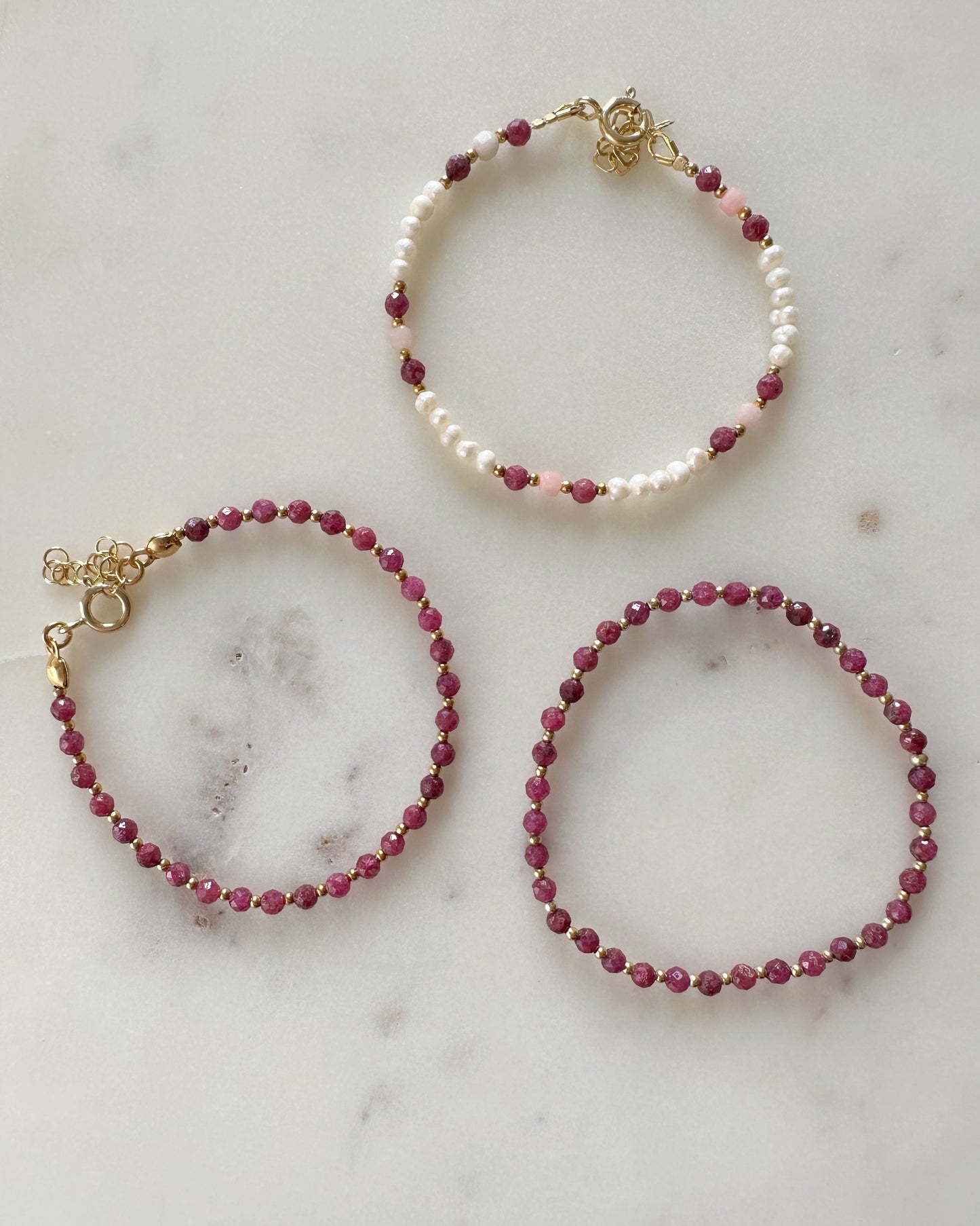 Ruby bracelet