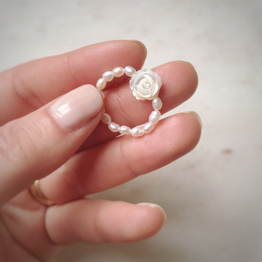 White Rose ring