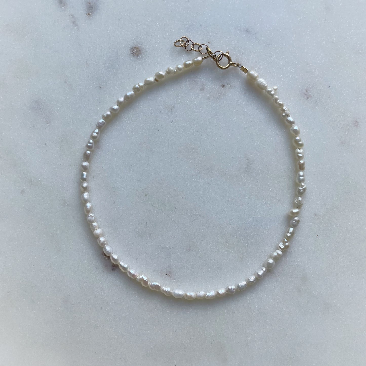 Baby Pearls anklet