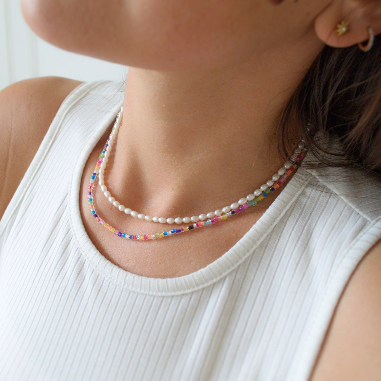 Glass Rainbow necklace