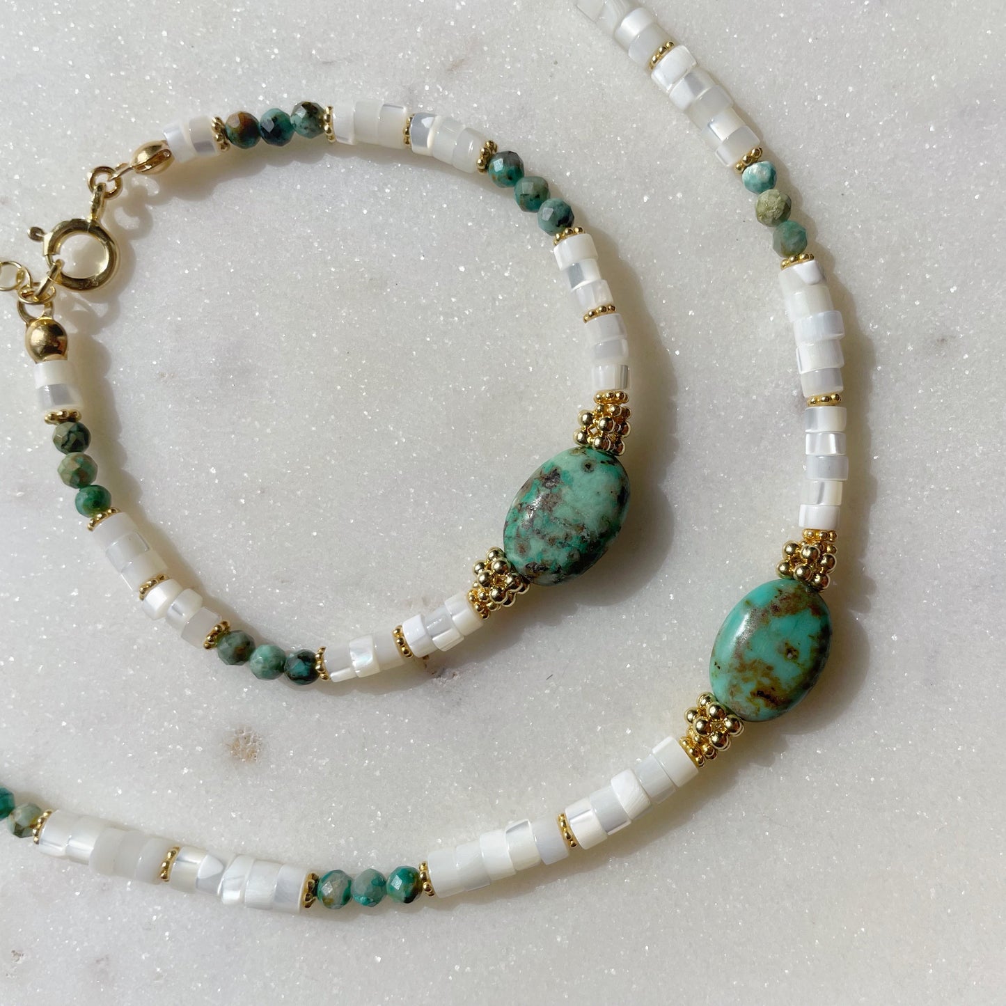 Ezili necklace & bracelet set