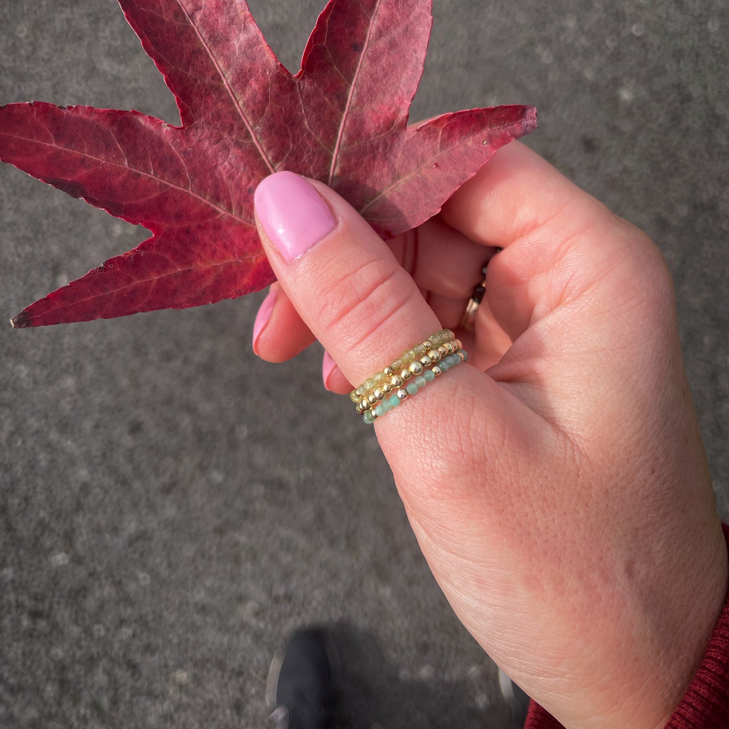 Peridot ring