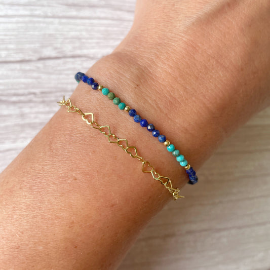 Little Hearts chain bracelet