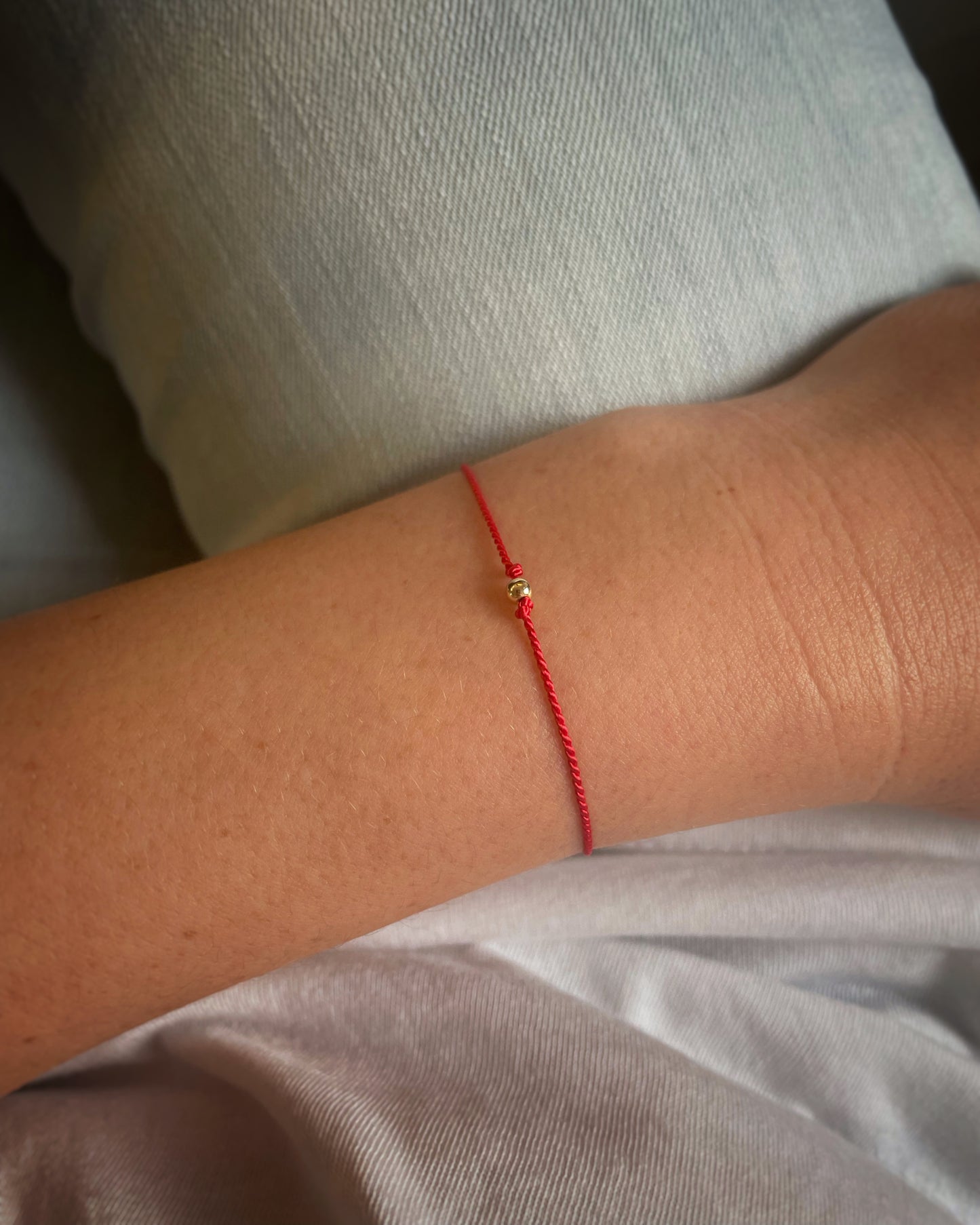 Red Silk string bracelet