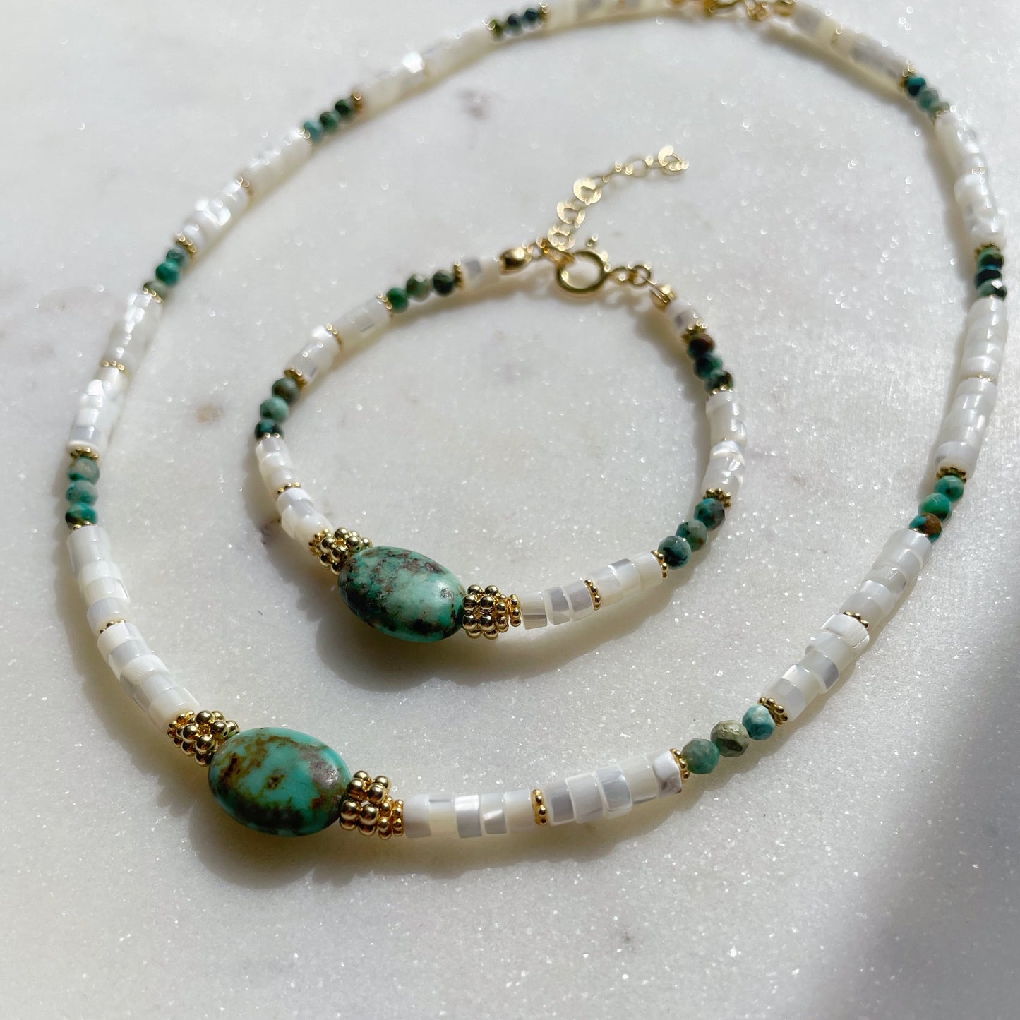 Ezili necklace & bracelet set
