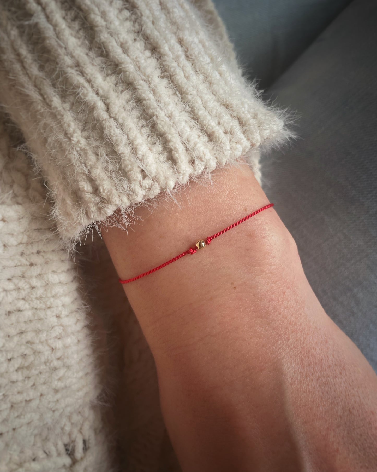 Red Silk string bracelet