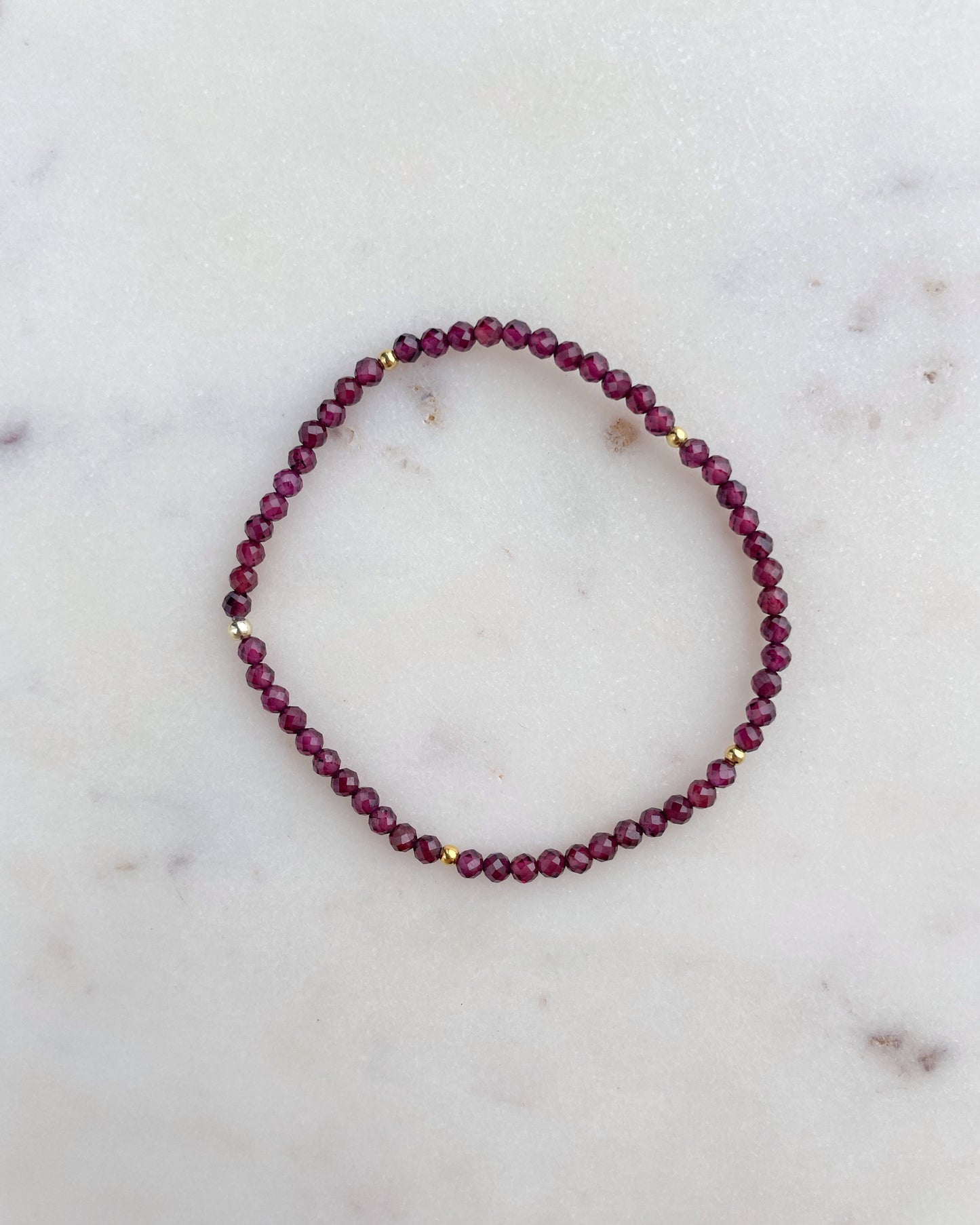 Garnet bracelet