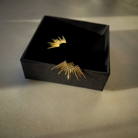 Sunburst earrings