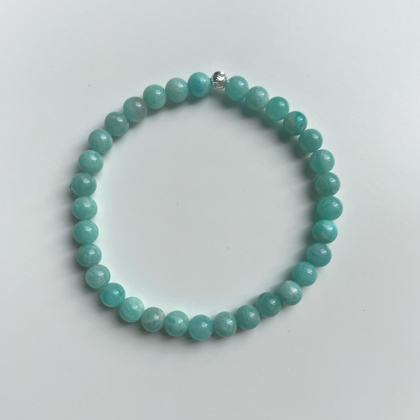 Full Moon - Amazonite bracelet for luck and courage