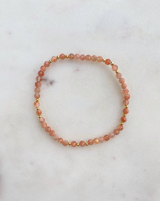 Sunstone bracelet