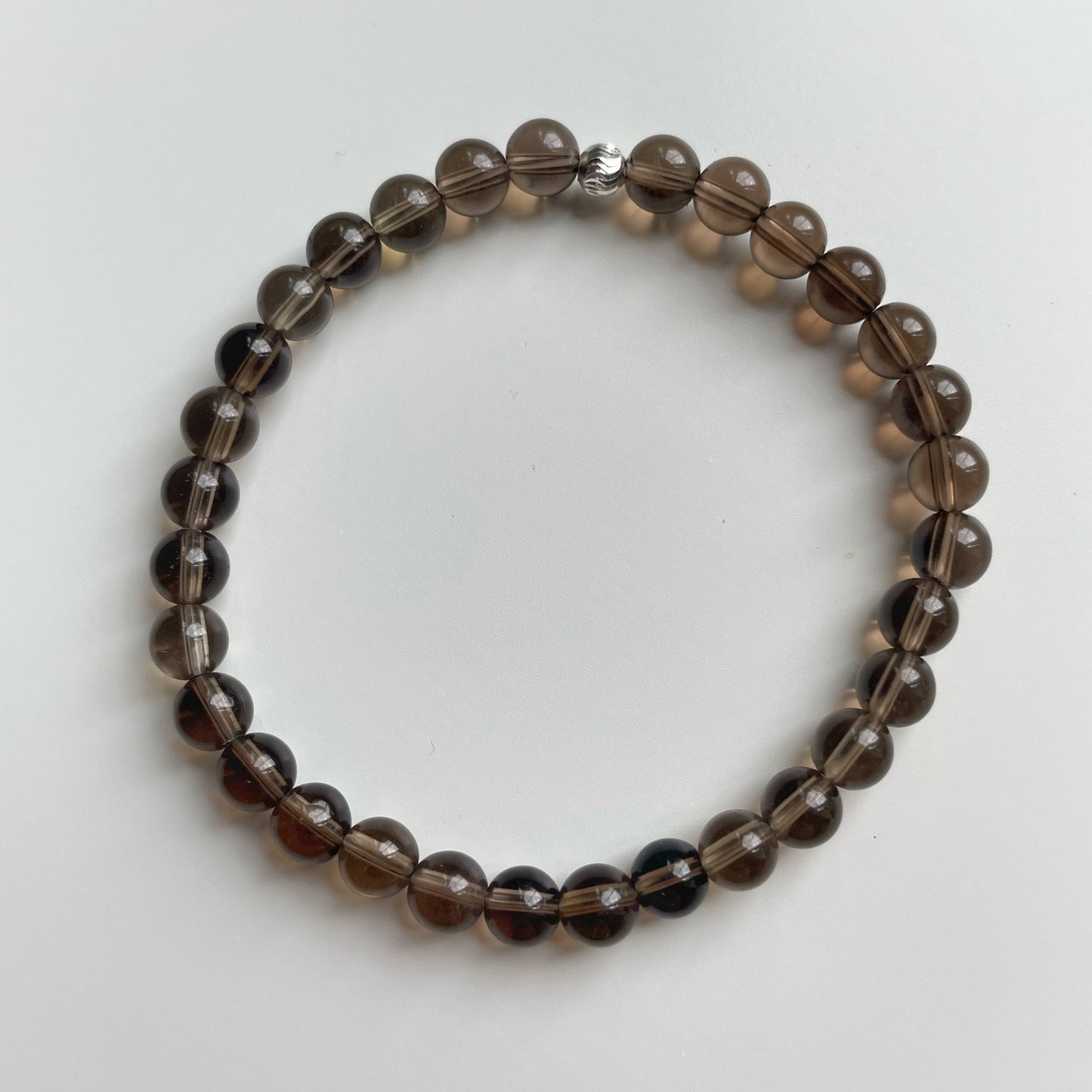 Full Moon - Smoky Quartz bracelet for grounding and protection