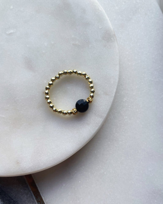 Spark Ring - Black onyx