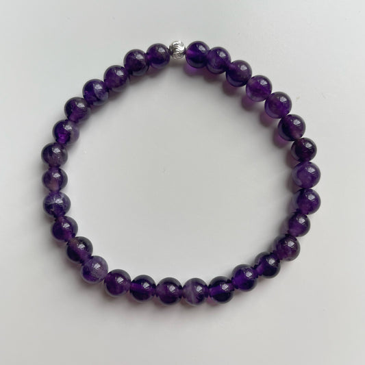 Full Moon - Amethyst bracelet for protection and serenity
