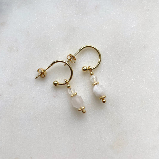 Royal Moonstone earrings