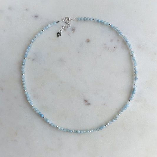 Aquamarine necklace