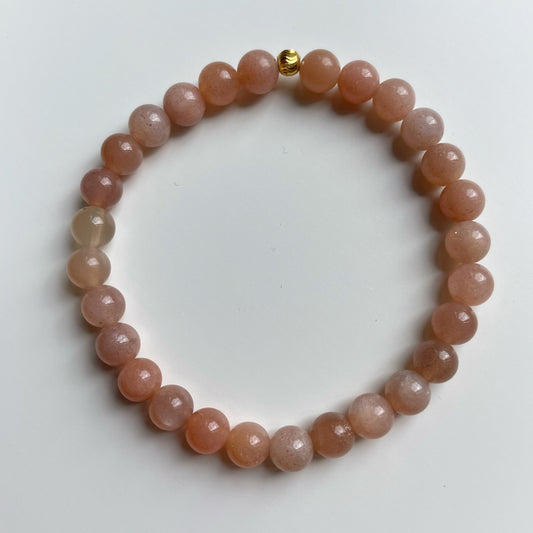 Full Moon - Sunstone bracelet for joy and luck