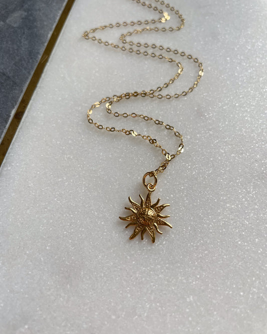 Sun necklace