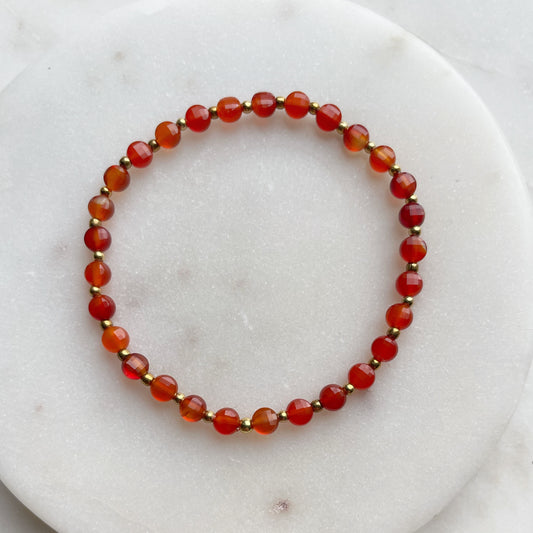 Carnelian Coins bracelet