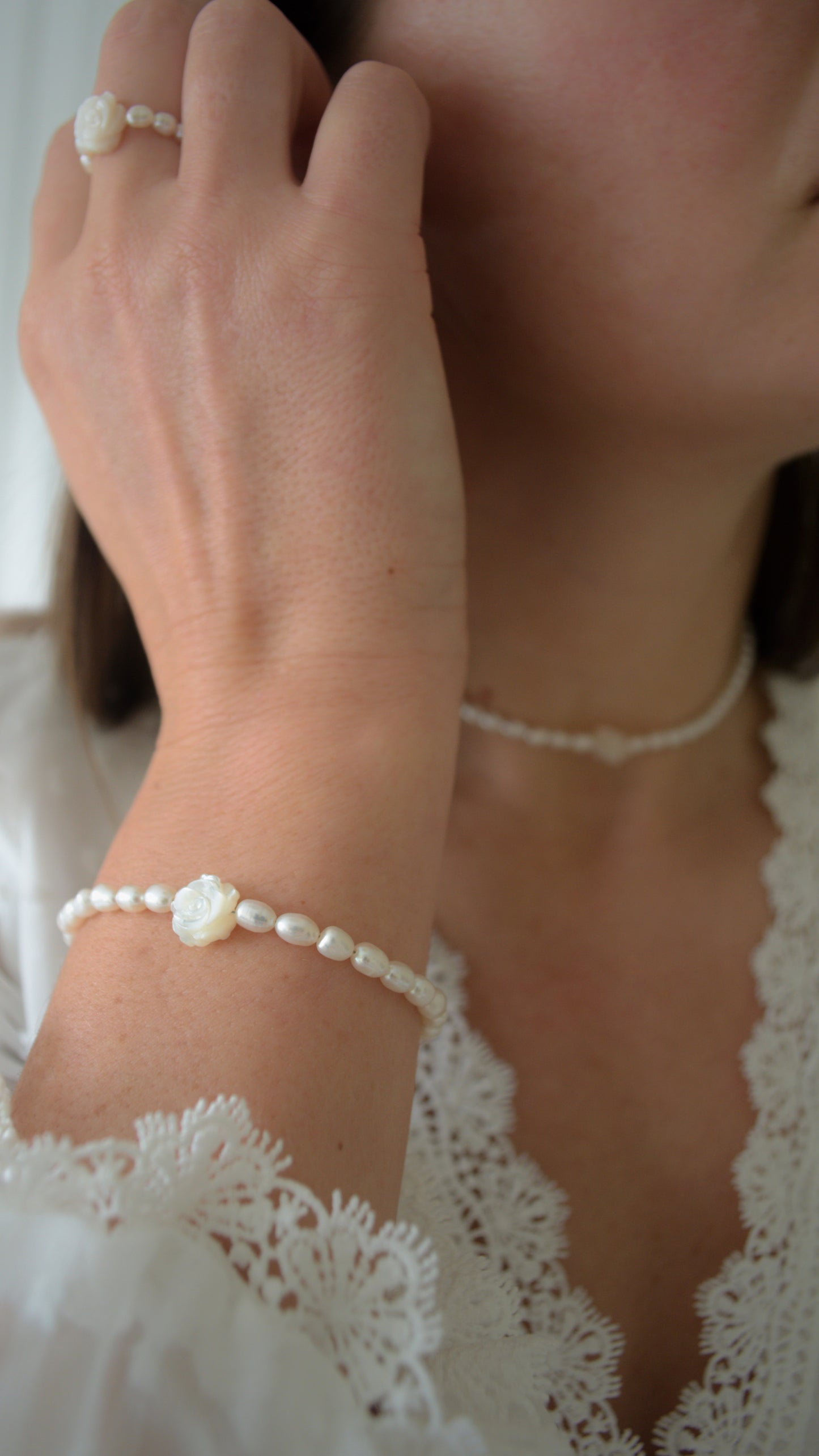White Rose bracelet