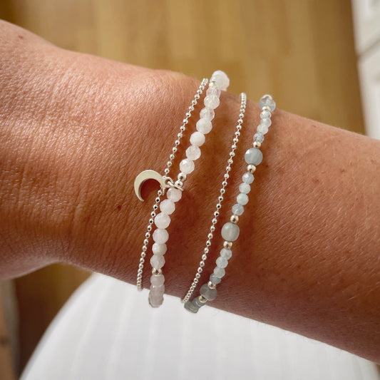 Aquamarine Coins bracelet