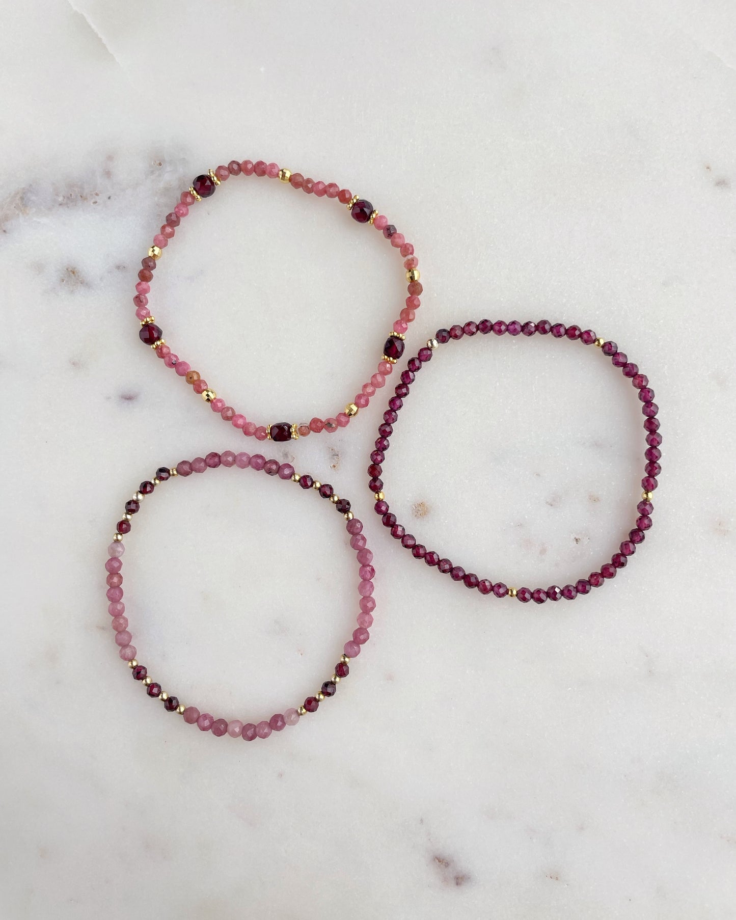 Garnet bracelet